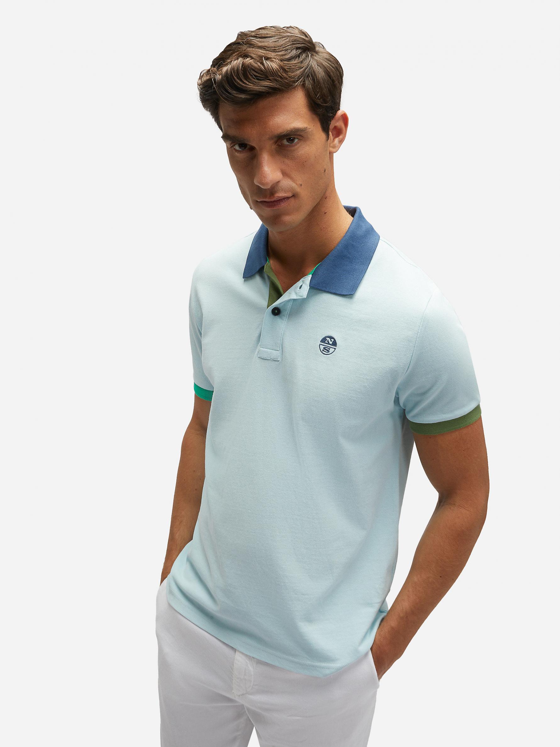 Herren Bekleidung T-Shirts Poloshirts Versace Baumwolle Hemd Aus Baumwollpiqué in Weiß für Herren 